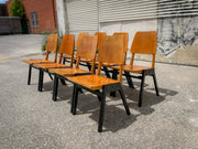 Plywood Stacking Chairs attrb. Roland Rainer (8 available, priced individually)