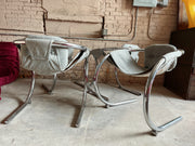 Midcentury Set of Four Chairs by Byron Botker for Landes