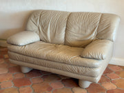 Nicoletti Inspired Leather Loveseat