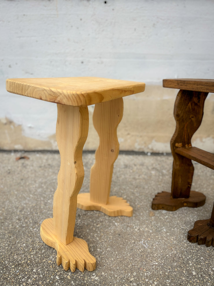 Folk Art Foot Table