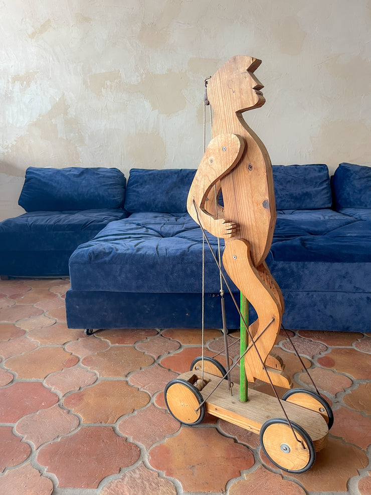 Folk Art Walking Wooden Man