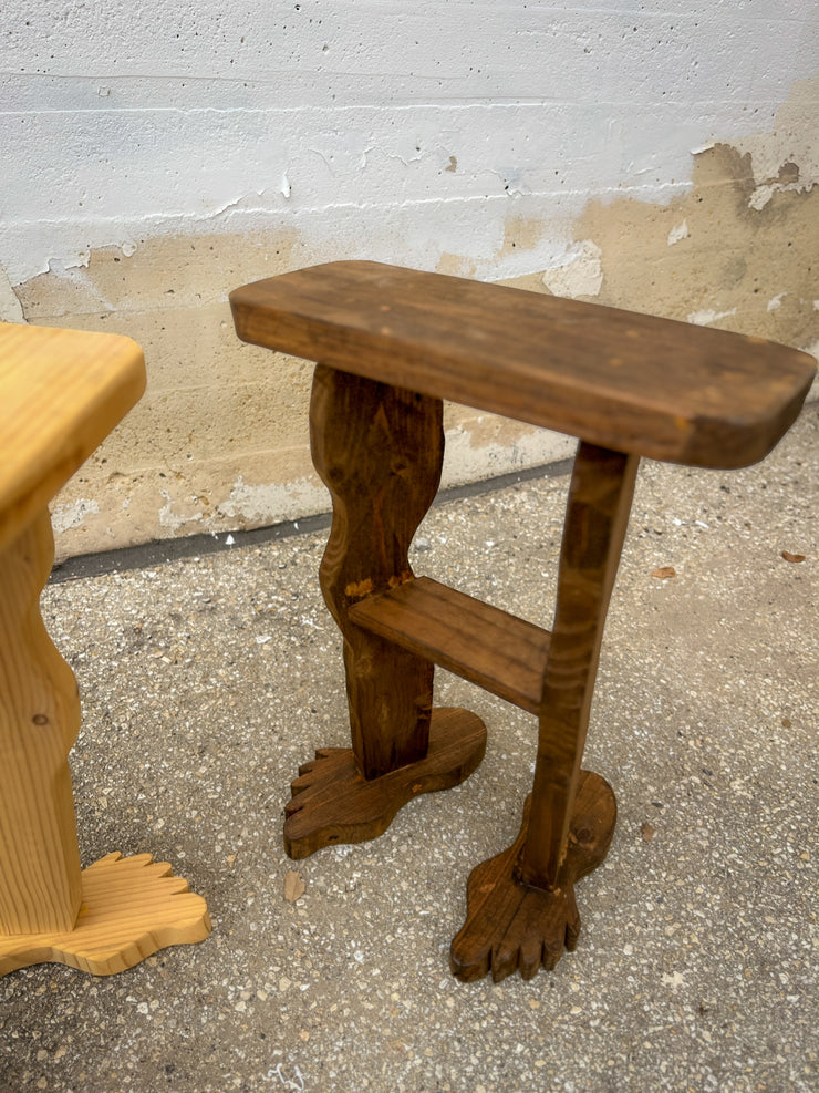 Folk Art Foot Table