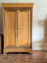 Antique English Pine Armoire