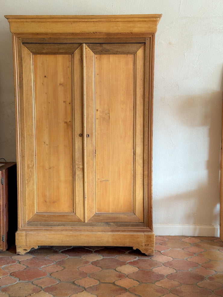 Antique English Pine Armoire