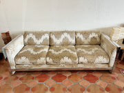 Chrome Selig Monroe Sofa