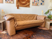 Vintage Rolf Benz Leather Sofa
