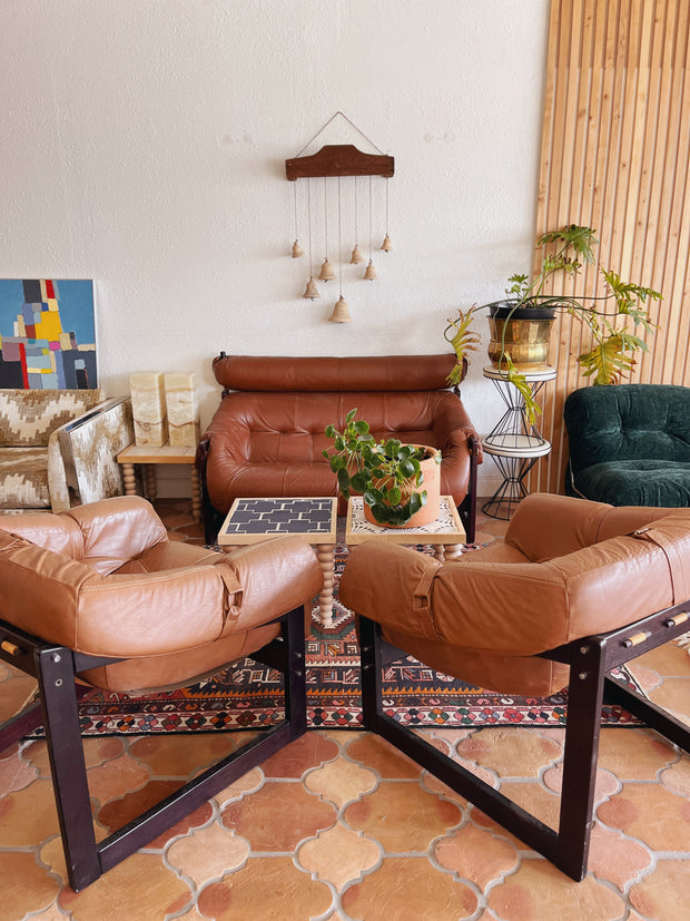 Percival Lafer Leather Lounge Chairs (2 available)