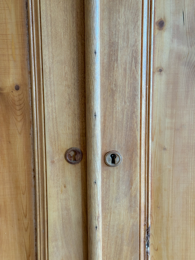 Antique English Pine Armoire