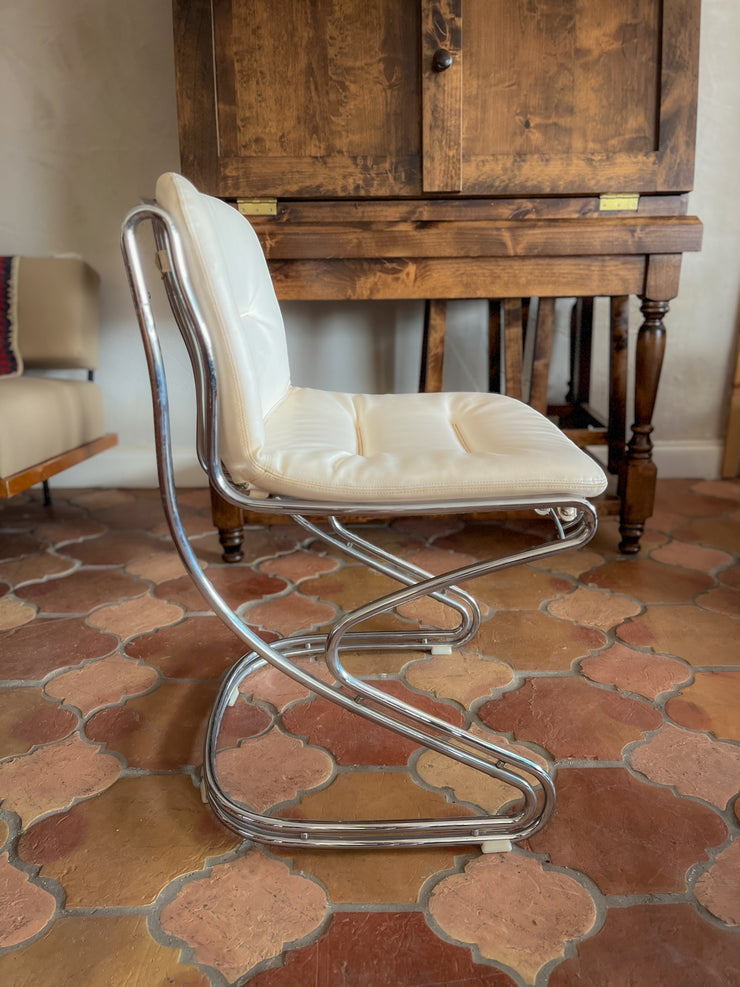 Gastone Rinaldi Leather Chairs (2 available)