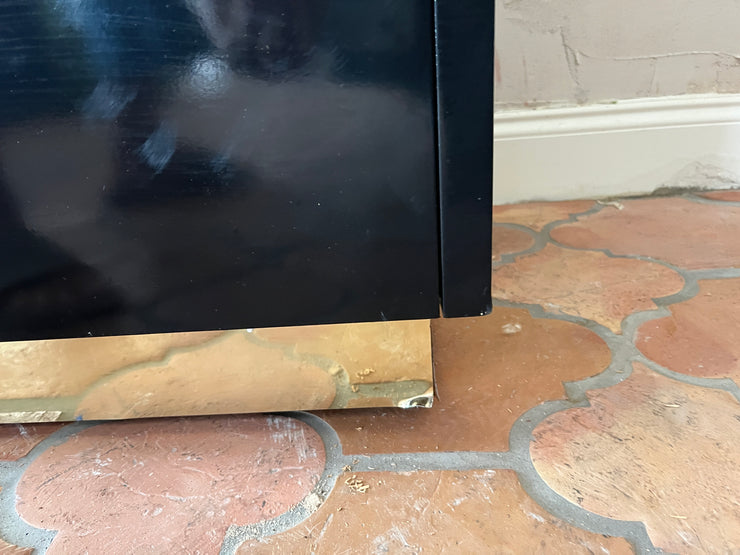 Lane Black Lacquered Console