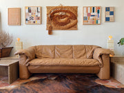Vintage Rolf Benz Leather Sofa