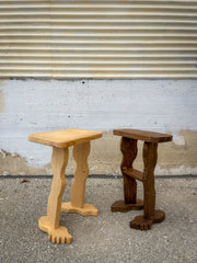 Folk Art Foot Table