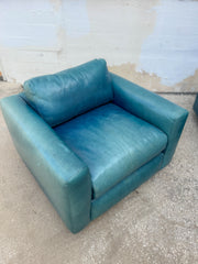 One Kings Lane Leather Club Chairs (priced individually)