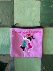 "Chalee" Embroidered Pouches by Hmong Youth in Laos (FREE SHIPPING)