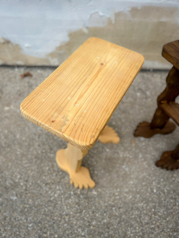 Folk Art Foot Table