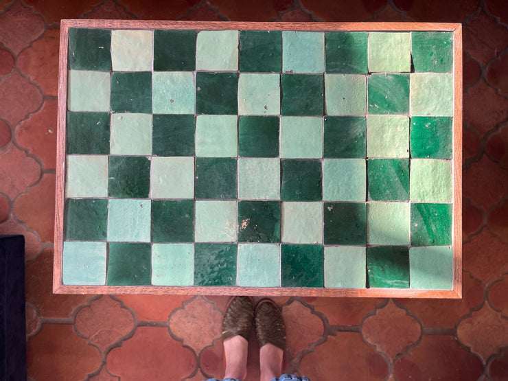 Stampworthy Original Checkered Zellige Coffee Table