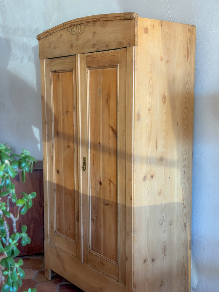 Antique English Pine Armoire
