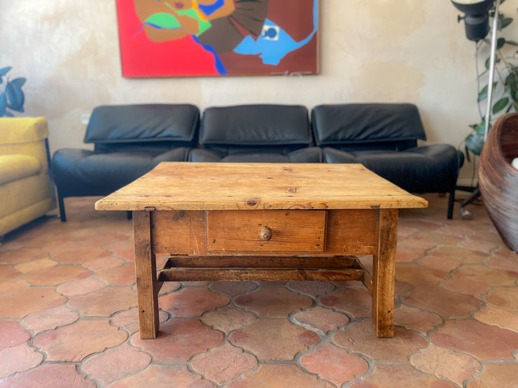 Primitive Wooden Coffee Table