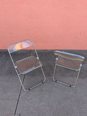 Plia Folding Chair Set by Giancarlo Piretti for Castelli