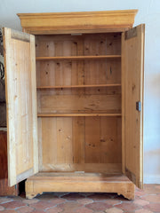 Antique English Pine Armoire