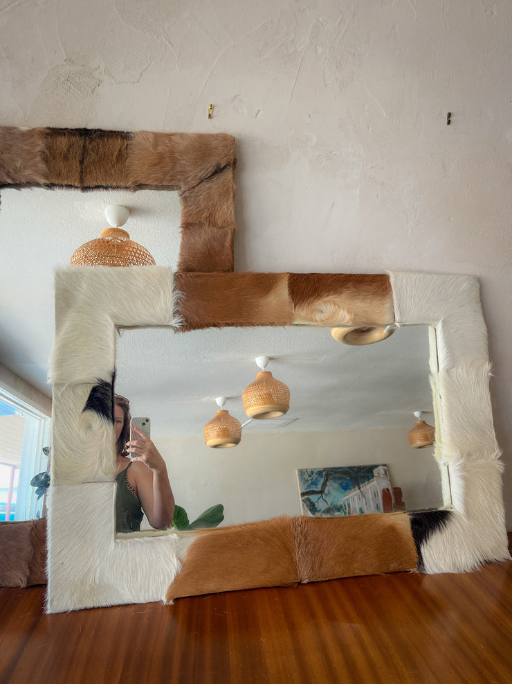 Cowhide Mirrors (4 available)