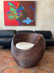Pencil Reed Cone Chair