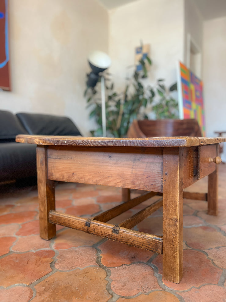 Primitive Wooden Coffee Table