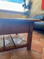 Primitive Wooden Coffee Table