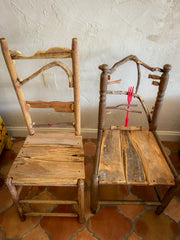 Folk Art Handmade Chair Set