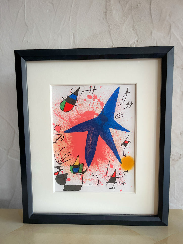 Joan Miró Plate I, from 1972 Lithograph I (FREE SHIPPING)