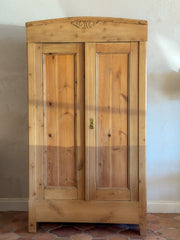 Antique English Pine Armoire