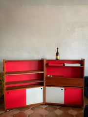 Teak Folding Bar Cabinet attributed to Johannes Andersen