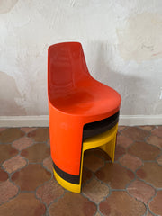 Stacking ‘Umbo’ Chair Set by Kay LeRoy Ruggles