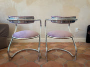 Chrome chair set