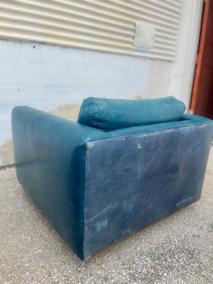 One Kings Lane Leather Club Chairs (priced individually)