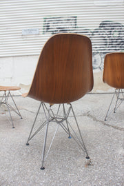 Herman Miller Walnut Chair Set