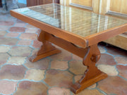 Letterpress Tray Trestled Coffee Table