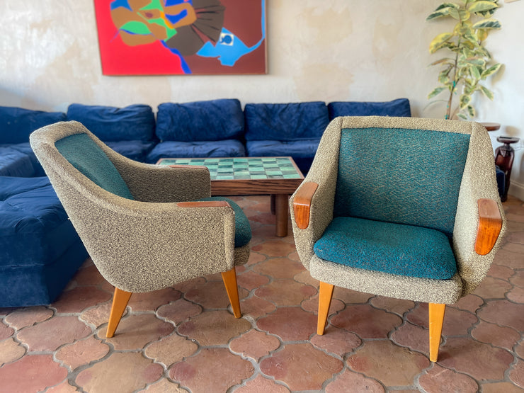 Vintage Danish Lounge Chairs