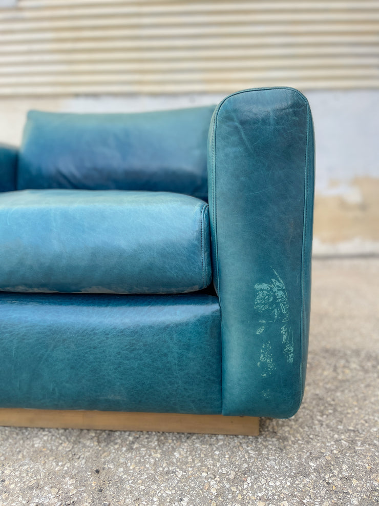 One Kings Lane Leather Club Chairs (priced individually)