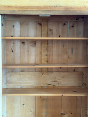 Antique English Pine Armoire