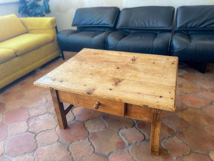 Primitive Wooden Coffee Table