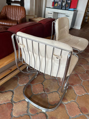 Gastone Rinaldi Leather Chairs (2 available)