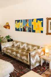 Chrome Selig Monroe Sofa