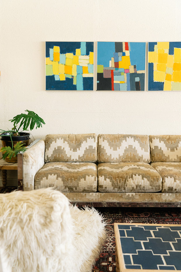 Chrome Selig Monroe Sofa