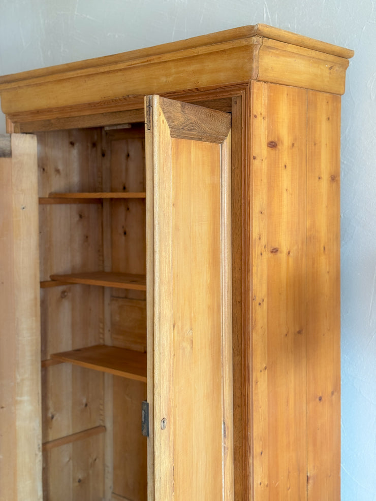 Antique English Pine Armoire