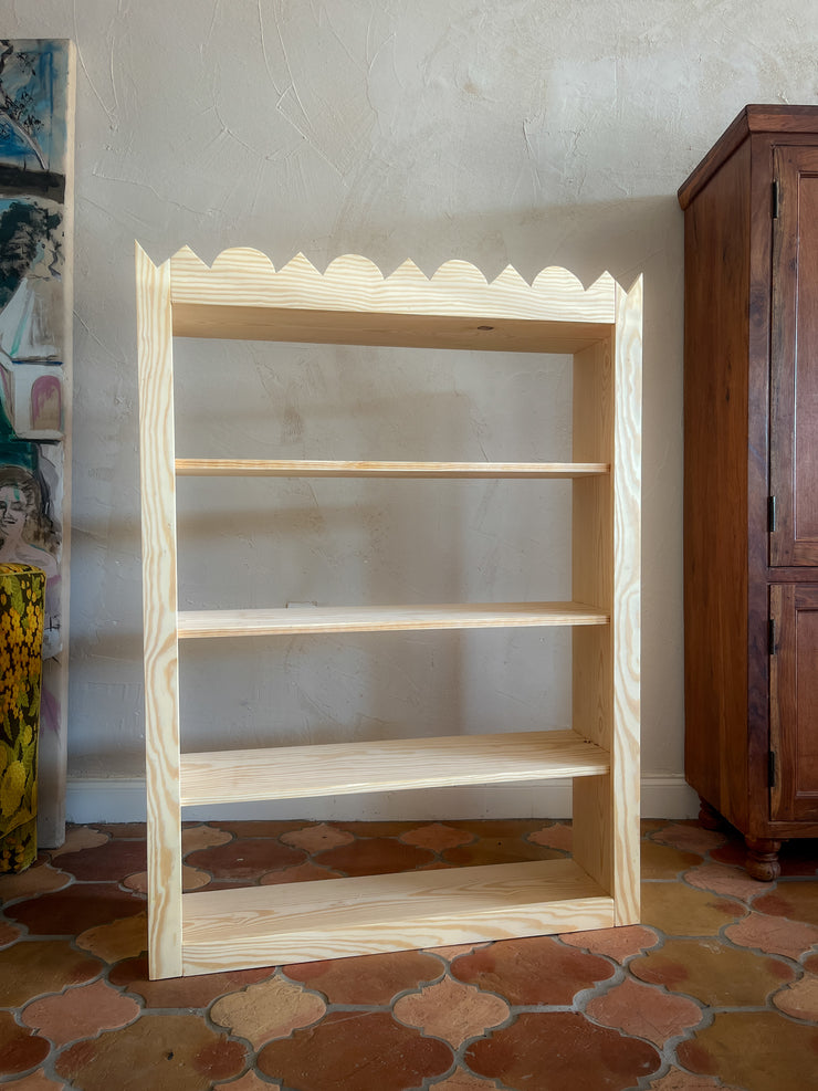 Folk Art Style Pine Shelf