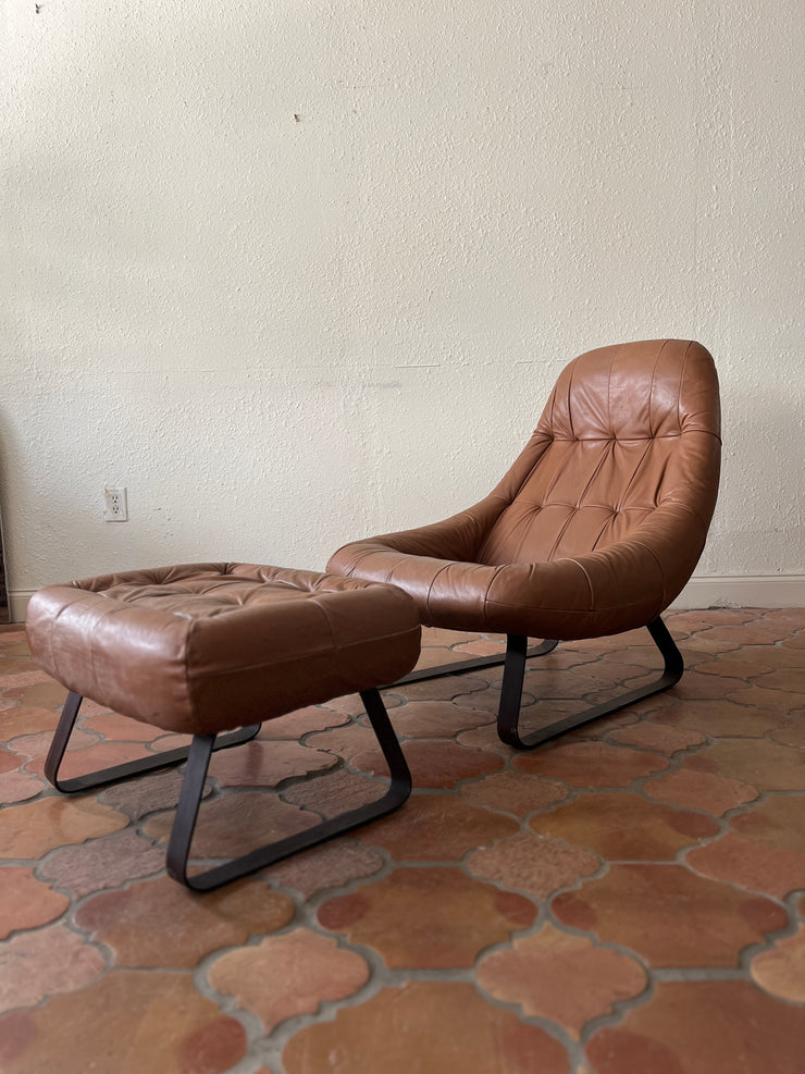 Earth Chair and Ottoman by Percival Lafer