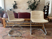 Gastone Rinaldi Leather Chairs (2 available)