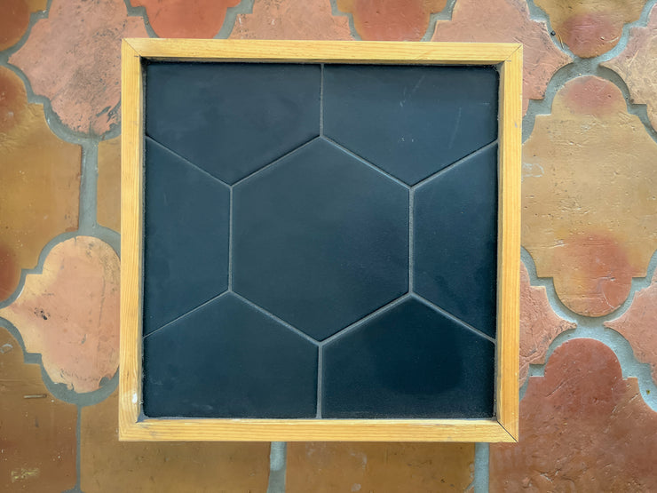 Black Hex Tiled Rolling Stand (FREE SHIPPING)