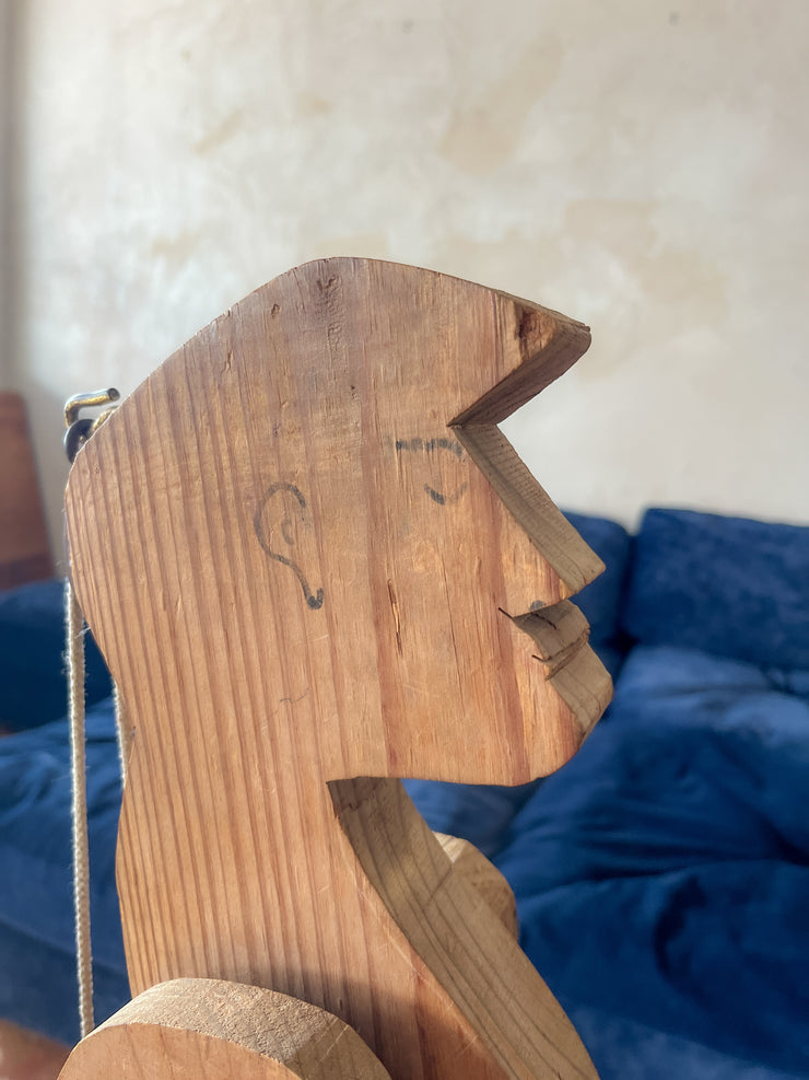 Folk Art Walking Wooden Man